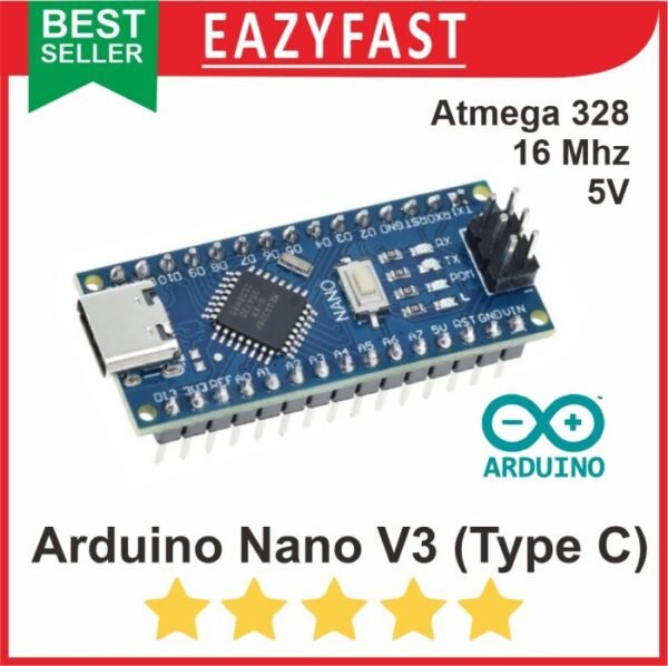 Arduino Nano V3 USB Type C 5V 16Mhz CH340 CH 340 Atmega328 328p 328 p