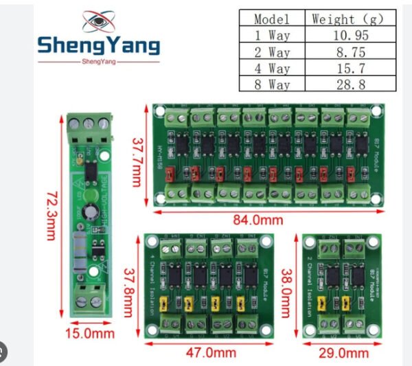 Modul Optocoupler PC817 2Ch 2 Ch Chanel Channel Opto Coupler Interupter PC 817 Isolation Module Isolator Isolated Adapter Converter Board Arduino Compatible - Gambar 2