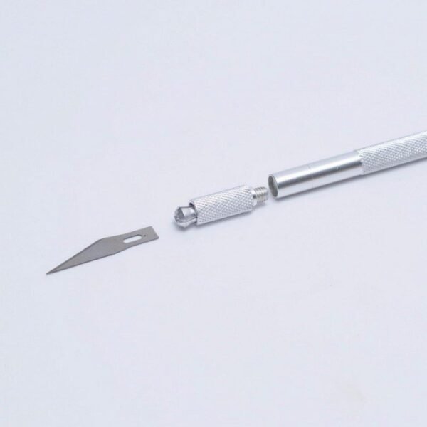 Pisau Cutter Mini Ukir Refill 5 Pcs Hobby Crafting Engraving Pen - Gambar 3