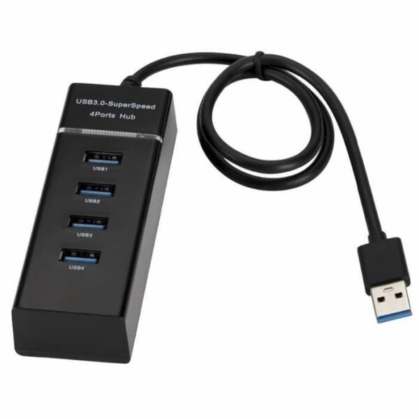 USB Hub 3 3.0 4 Port Super High Speed 5Gbps 4 Slot Ports Adapter - Gambar 2