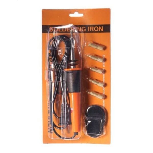 Solder Ukir Lukis Kayu Wood Carving Burning Pyrography Pen Set 5 Mata - Gambar 3