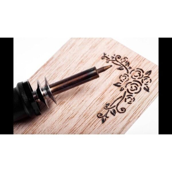 Solder Ukir Lukis Kayu Wood Carving Burning Pyrography Pen Set 5 Mata - Gambar 5