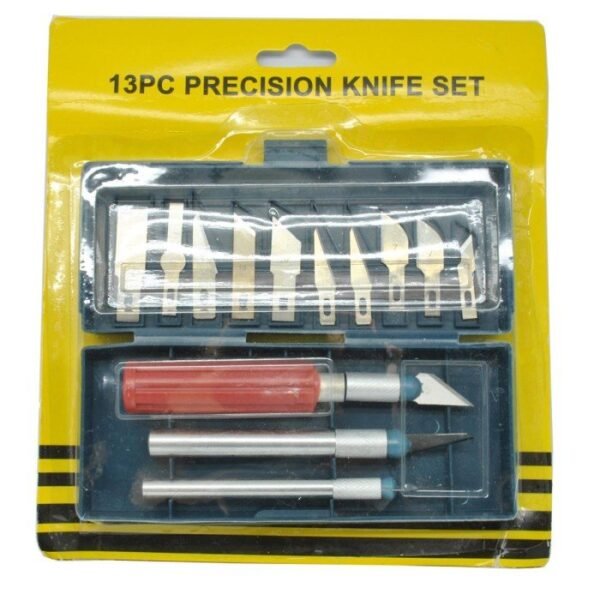 Pisau Cutter Ukir Set 13 in 1 Engraving Knife Hobby Craft Pen - Gambar 2