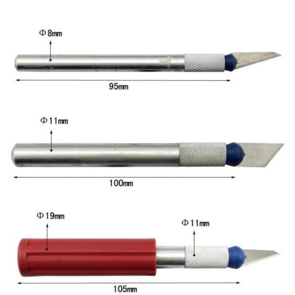 Pisau Cutter Ukir Set 13 in 1 Engraving Knife Hobby Craft Pen - Gambar 3