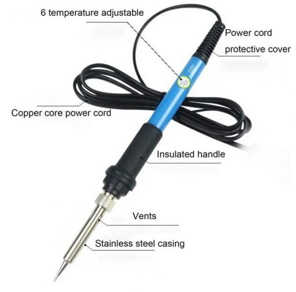 Solder Adjustable 60W 806 Atur Suhu Temperature 60 Watt 200-400C - Gambar 2