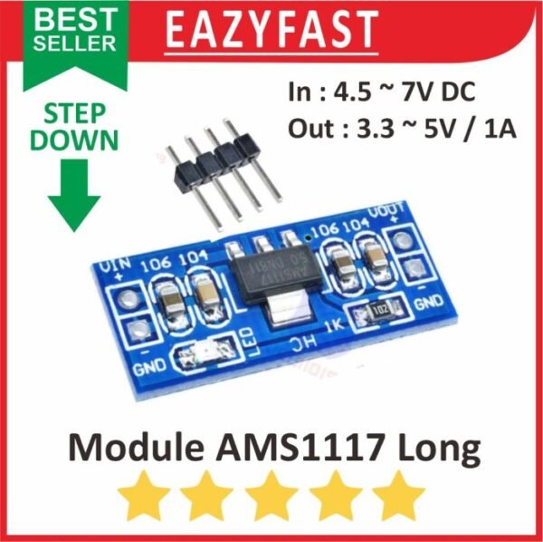 Step Down 1A AMS1117 3.3V Module Modul DC Power Supply Regulator Board