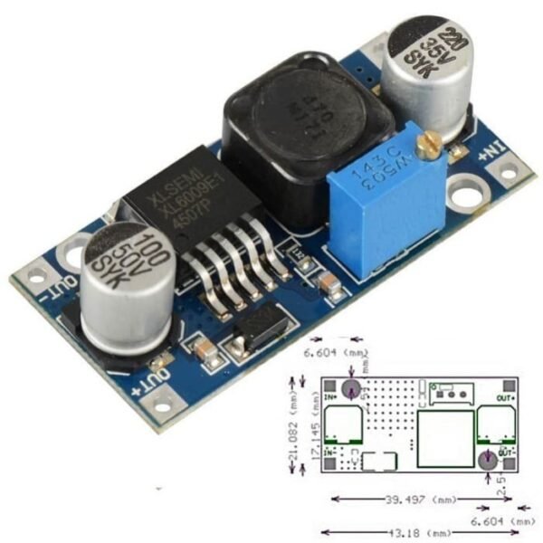 Step Up 3A XL6009 Module Modul DC B Adjustable Power Boost Regulator - Gambar 2