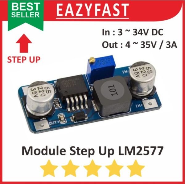 Step Up 3A LM2577 Module Modul DC Adjustable Power Boost Regulator