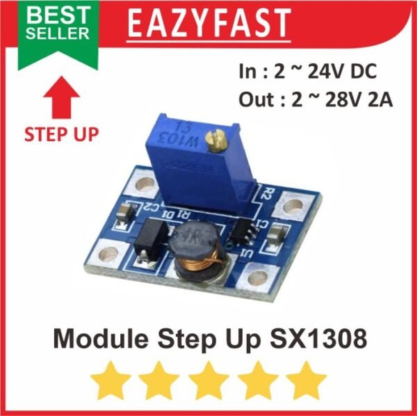 Step Up 2A SX1308 Module Modul DC Adjustable Power Boost Regulator