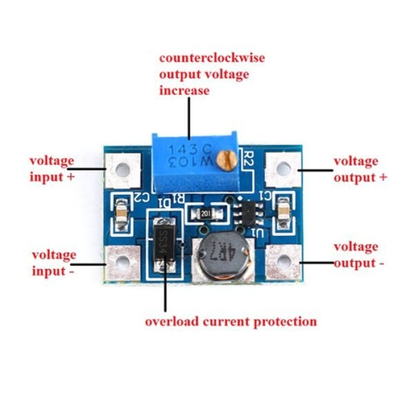 Step Up 2A SX1308 Module Modul DC Adjustable Power Boost Regulator - Gambar 2