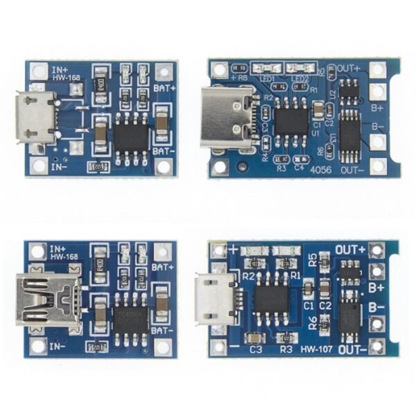 Modul TP4056 Micro USB Charger Baterai Lithium 18650 Charging Module - Gambar 2