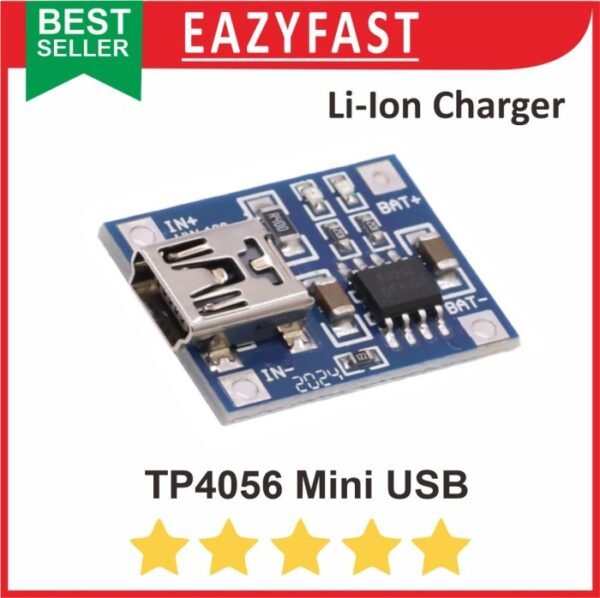 Modul TP4056 Mini USB Charger Baterai Lithium 18650 Charging Module