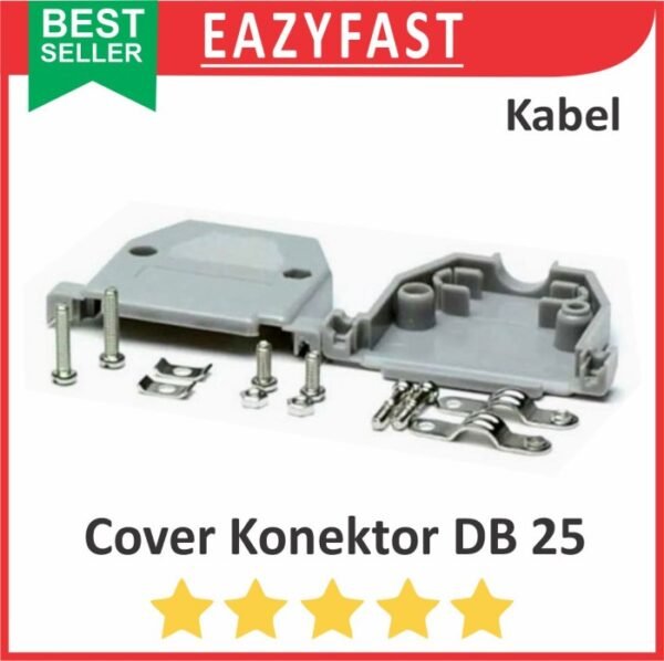 Cover Konektor DB25 Parallel DB 25 Case Casing Connector Jack Socket