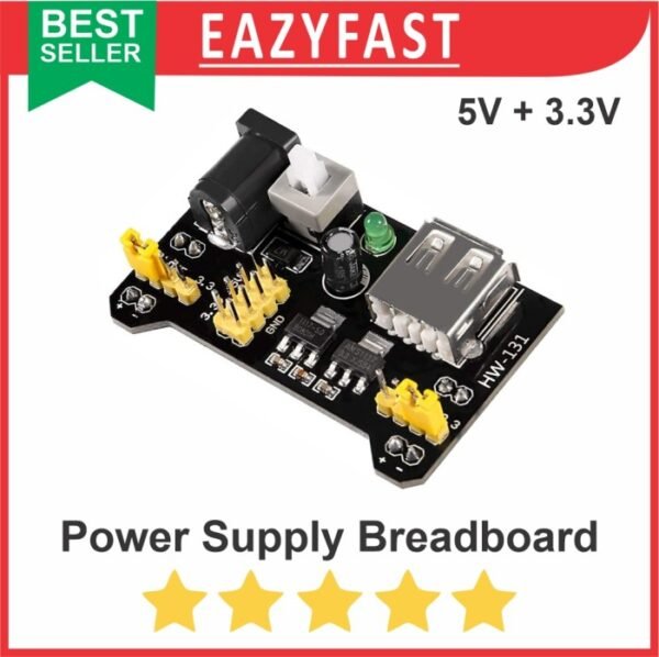 Breadboard Bread Project Board Power Supply 5v 3.3v MB-102 Module