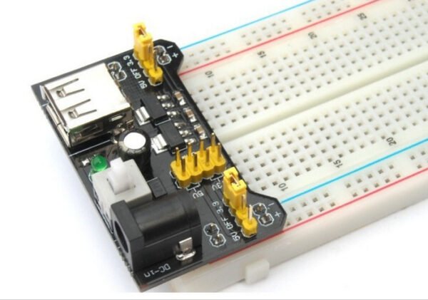 Breadboard Bread Project Board Power Supply 5v 3.3v MB-102 Module - Gambar 2