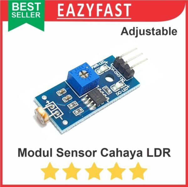 Photoresistor LDR Photosensive Sensor Cahaya Light Module Arduino