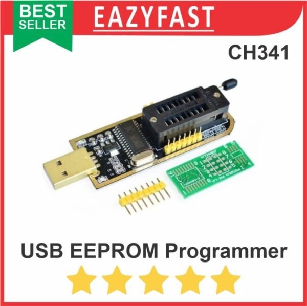 USB EEPROM Programmer IC Bios Flash ROM Program Eprom 24 25 CH341