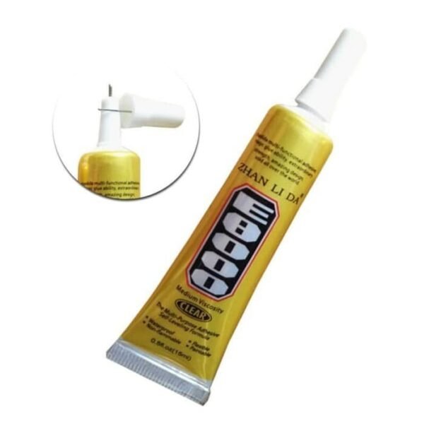 Lem Touch Screen Serba Multi Guna E8000 Cair Aibon Bening 15ml - Gambar 2