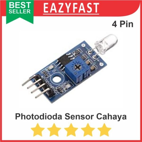 Photo Dioda Diode Light Sensor Cahaya Photodiode Photosensitive LED 4P
