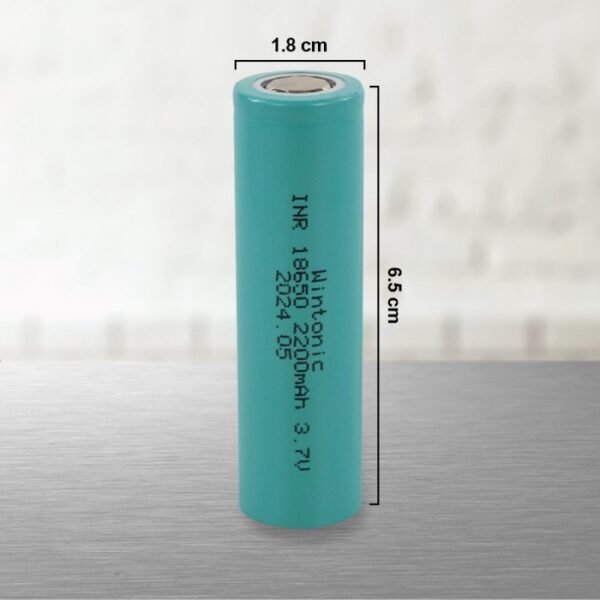 Baterai 18650 Wintonic 2200mAh Lithium Ion Li-Ion Batre Cas Ces Charge Recharge Ori Original Real - Gambar 3