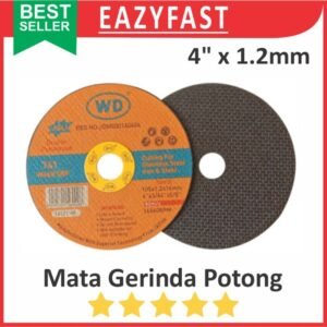 Mata Batu Gerinda Potong Besi WD 4" 4 Inch Grinda Cutting Wheel Disc Gurinda Grinding