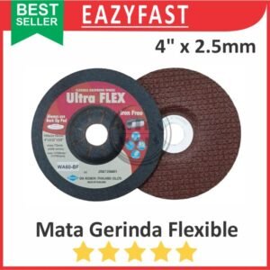 Mata Batu Gerinda Flex Flexible 4" 4 Inch Grinda Cutting Selep Slep Poles Disc Gurinda Grinding