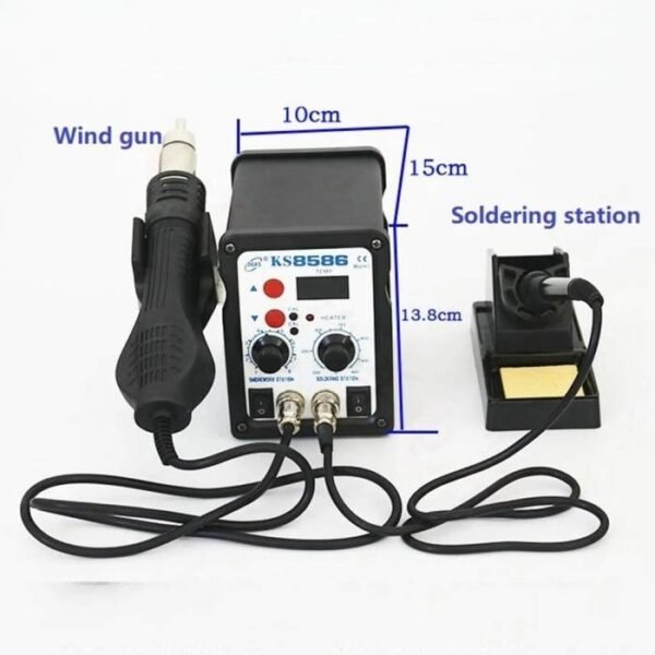 Solder Uap Soldering Station Dual 2in1 Service HP Heat Hot Blower - Gambar 5