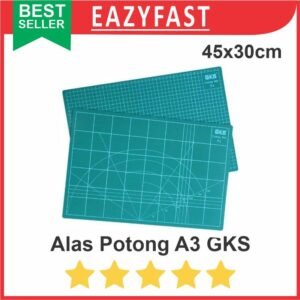 Cutting Mat Pad A3 Papan Alas Potong Cutter Work Green 45x30 cm GKS