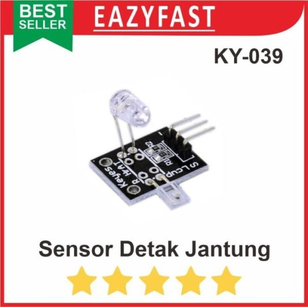KY-039 Heartbeat Pulse Sensor Finger Detak Jantung Jari Module Arduino