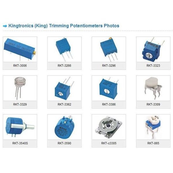 Trimpot 102 R1K R 1 K Ohm Potensio Variable Resistor VR Trimmer RM - Gambar 2